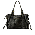 Women's French Retro Motorcycle Bag Shoulder Messenger Bag