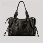 Women's French Retro Motorcycle Bag Shoulder Messenger Bag